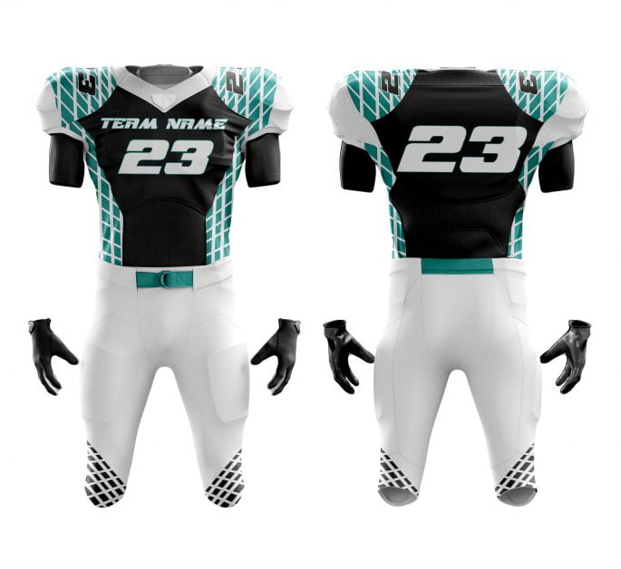Football-Uniform-10 Custom Black Football Uniform - Image 1