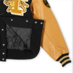 Custom Yellow Varsity Jacket - Image 3