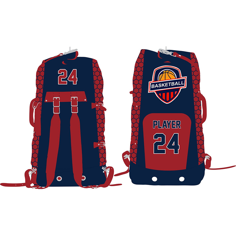 BagPack-3 Custom Red & Blue BagPack - Image 1