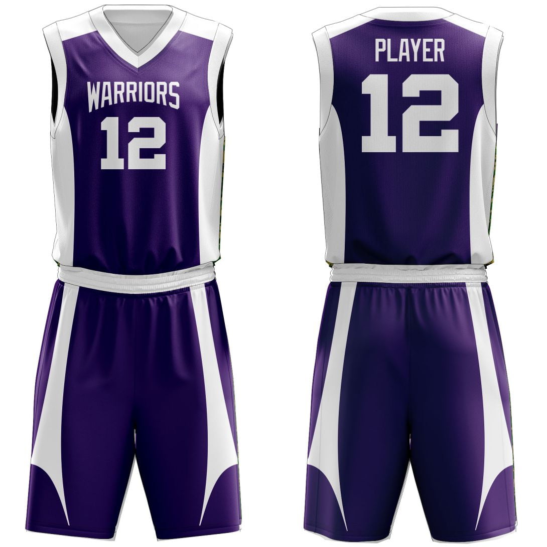Basketball-Uniform-2 Custom Blue Basketball Uniform - Image 1