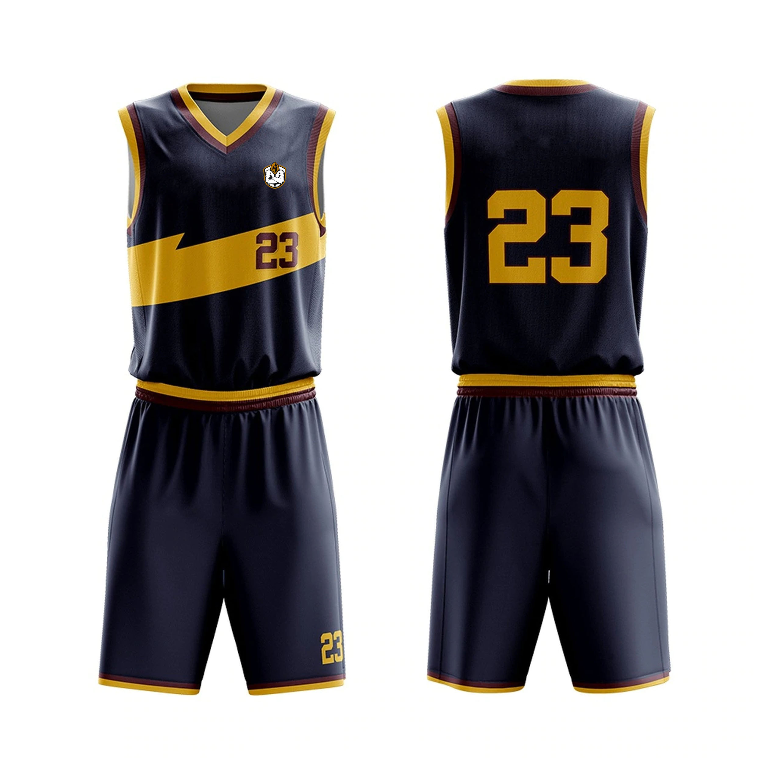 Basketball-Uniform-7 Custom Black Basketball Uniform - Image 1