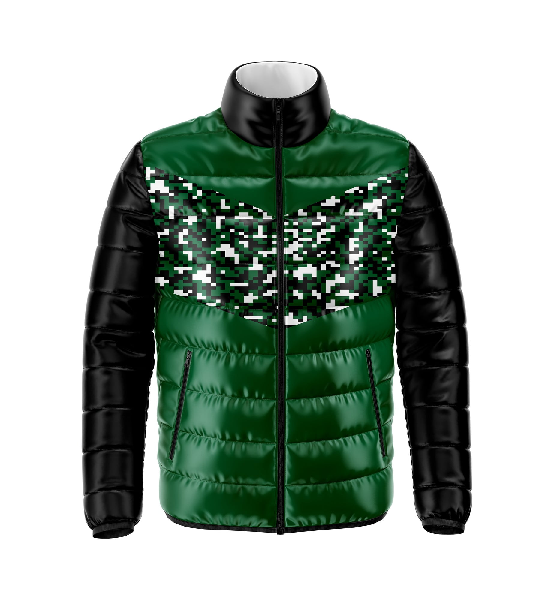 Bomber-jacket-1 Custom Green Bomber Jacket - Image 1