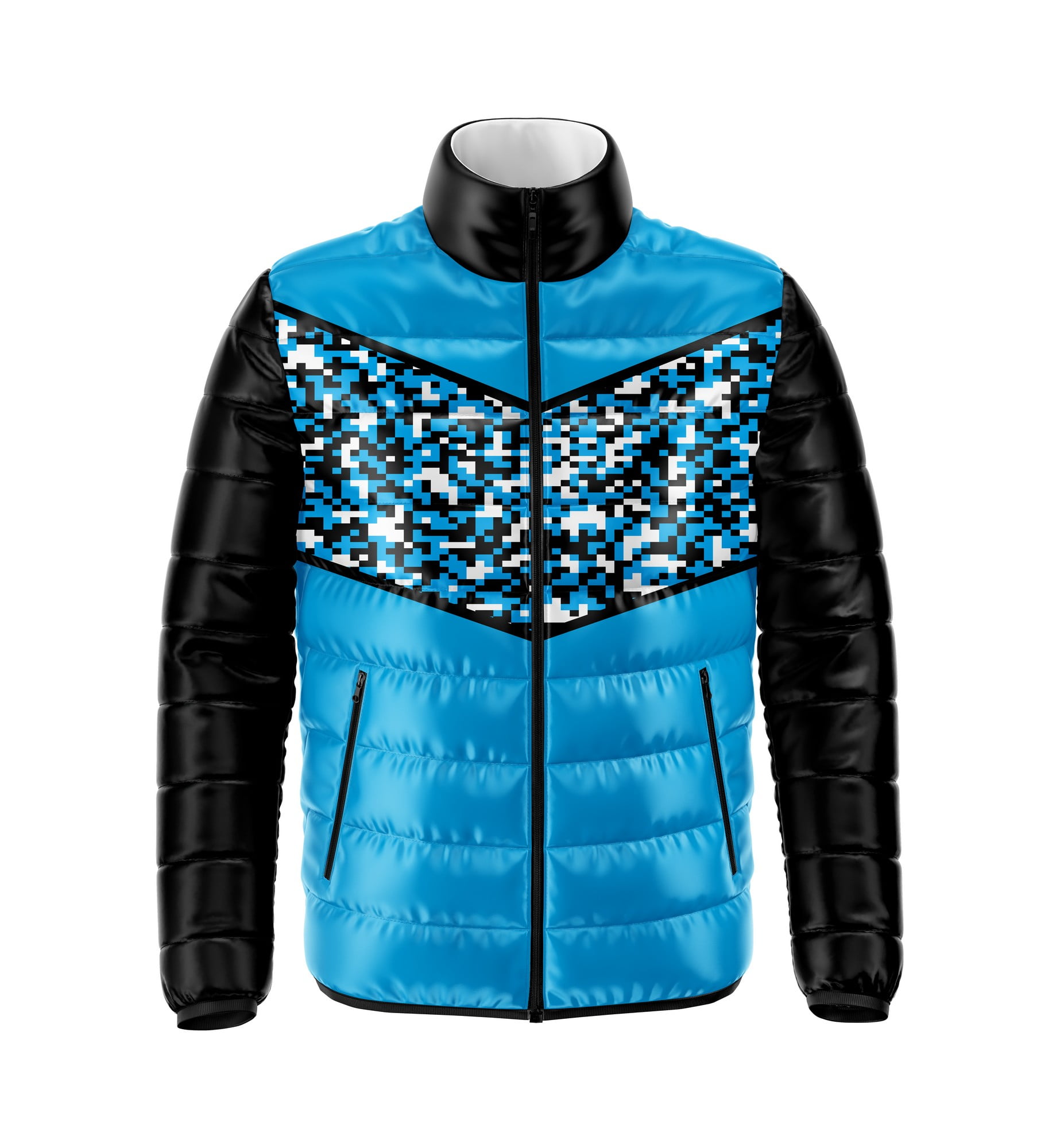 Bomber-jacket-2 Custom Blue Bomber Jacket - Image 1