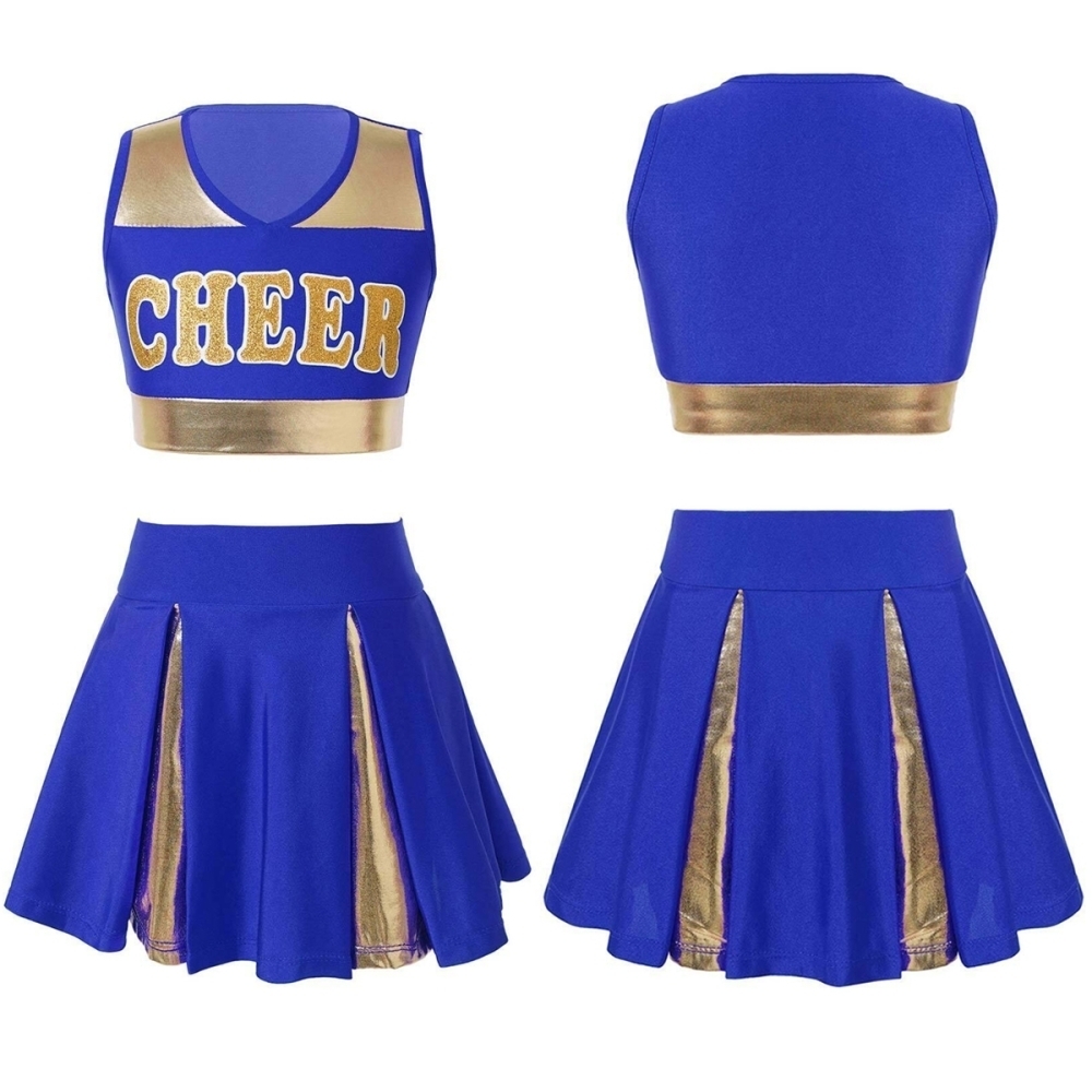 Cheerleading-Uniform-2 Custom Blue Cheerleading Uniform - Image 1