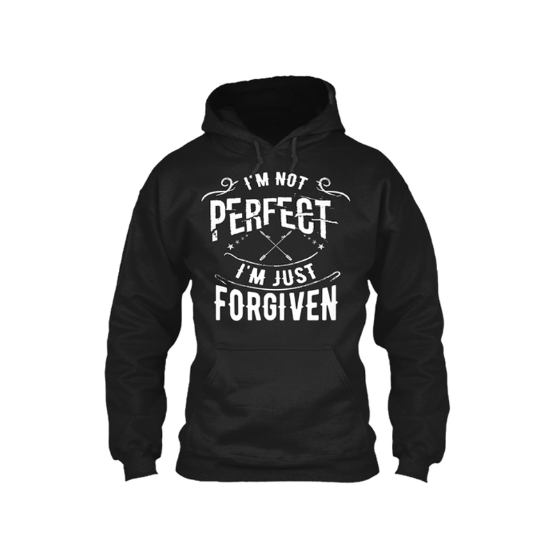 Hoodie-4 Custom Black Hoodie - Image 1