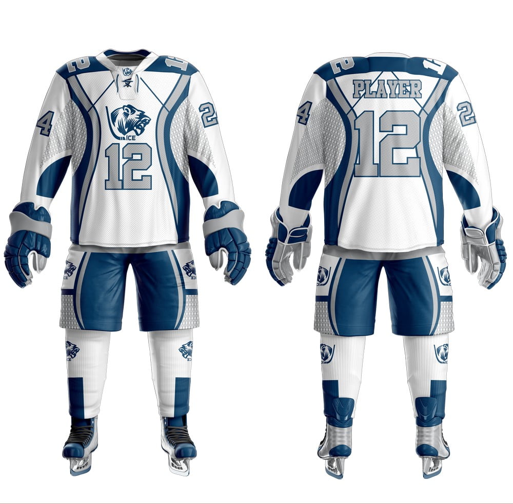 Ice-Hockey-Uniform-9 Custom Blue Ice Hockey Uniform - Image 1