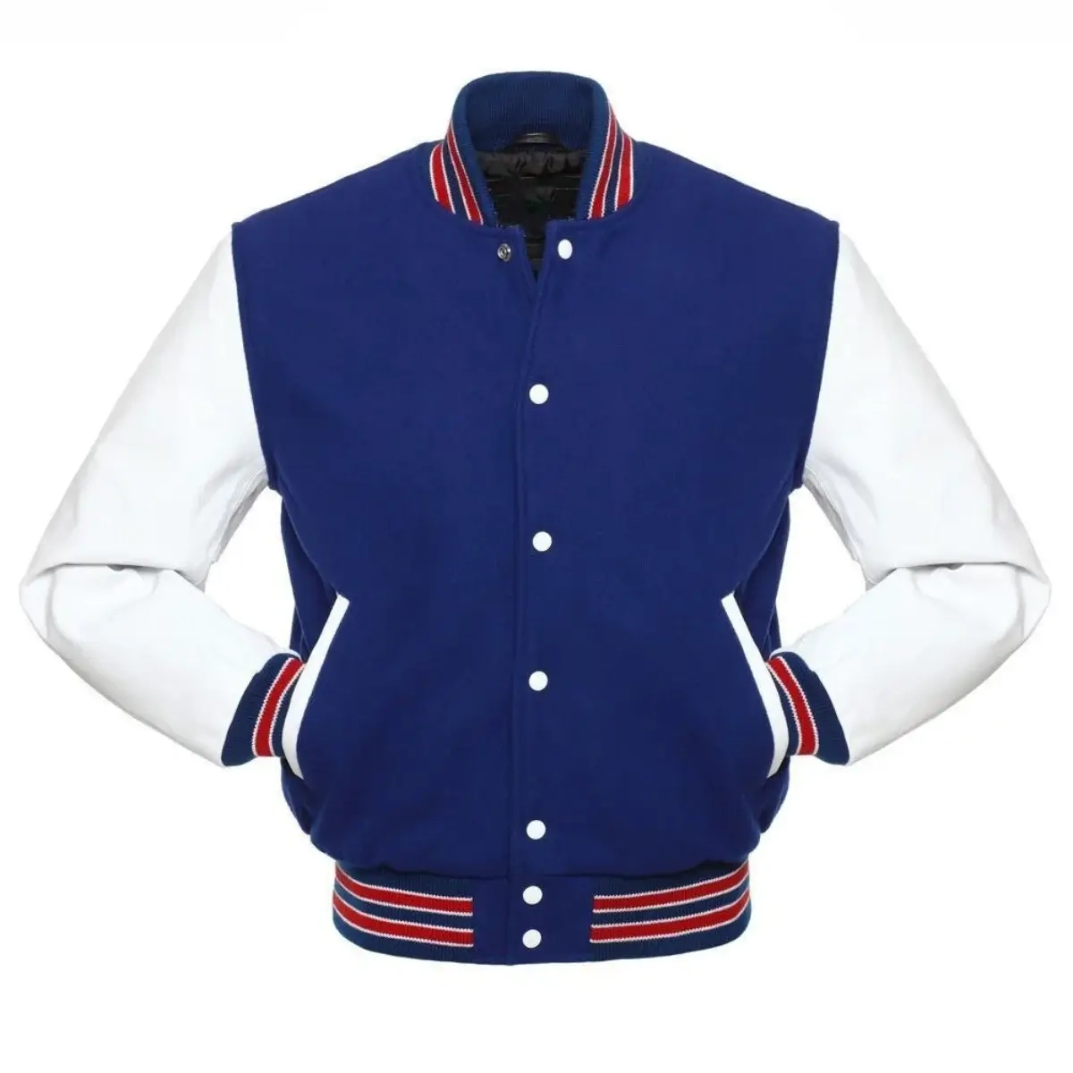 Varsity Jacket 3 Custom Blue Varsity Jacket - Image 1