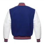 Custom Blue Varsity Jacket - Image 2